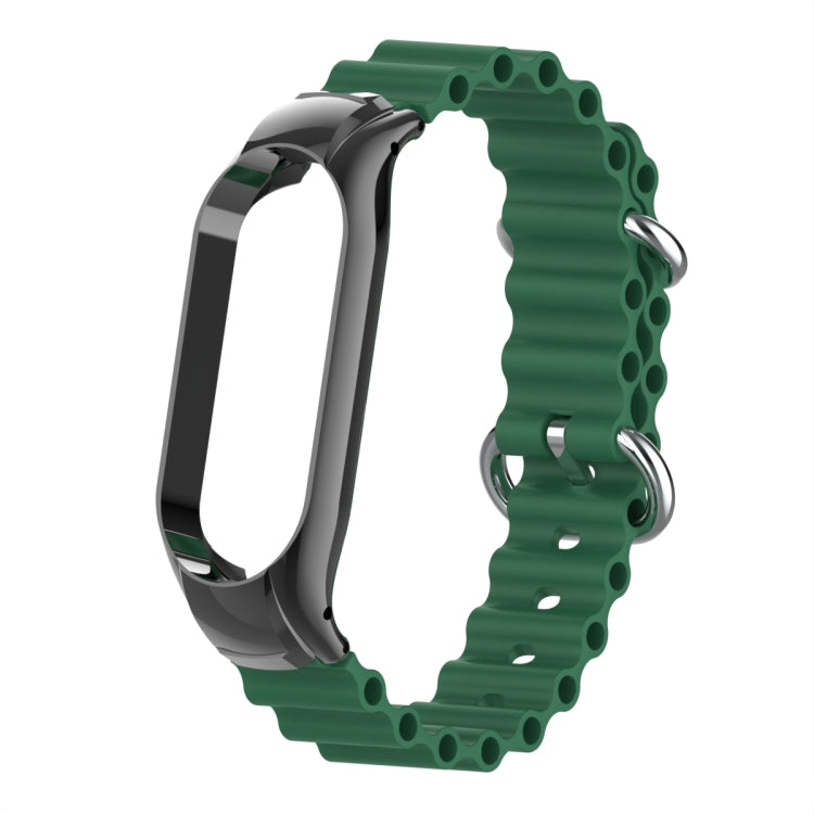For Xiaomi Mi Band 7 Marine Silicone Breathable Watch Band