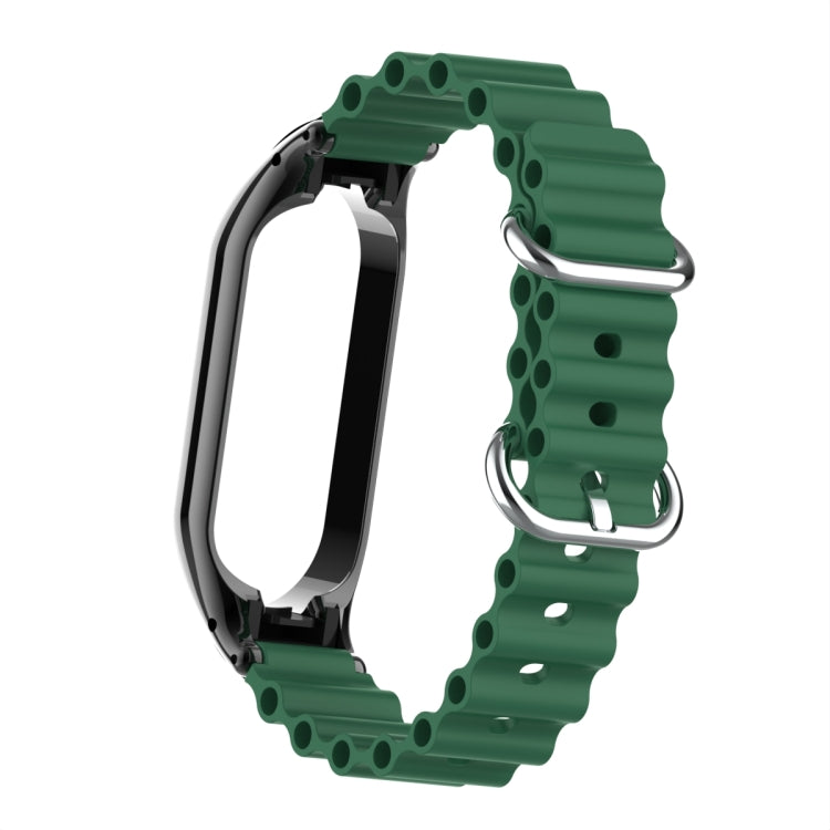For Xiaomi Mi Band 7 Marine Silicone Breathable Watch Band