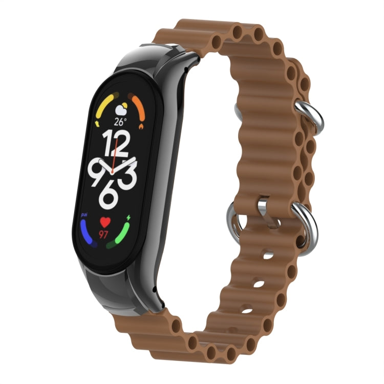 For Xiaomi Mi Band 7 Marine Silicone Breathable Watch Band