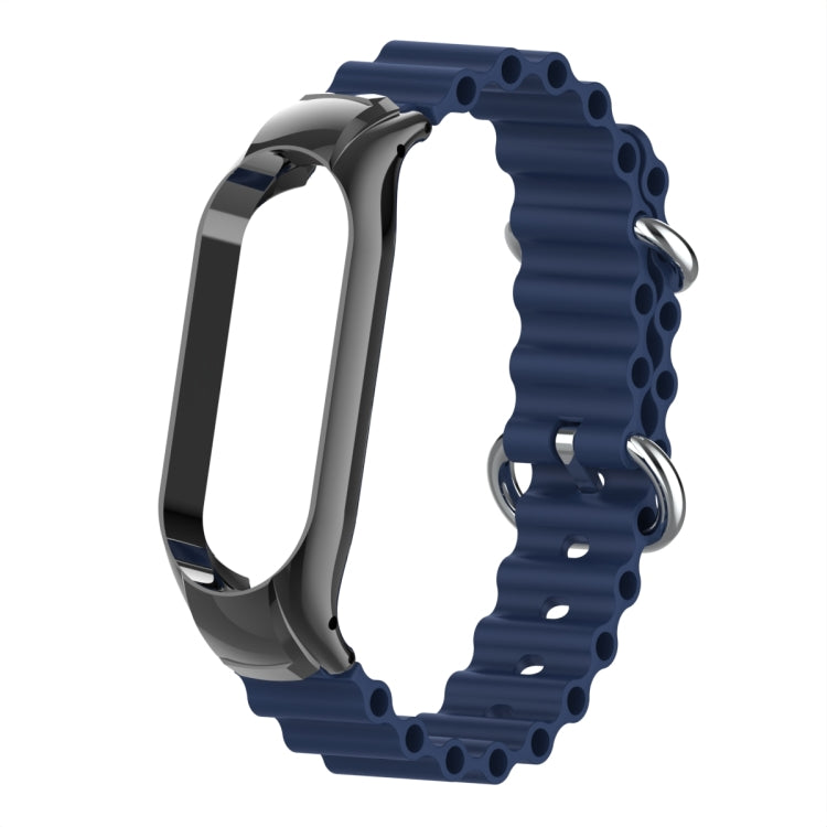 For Xiaomi Mi Band 7 Marine Silicone Breathable Watch Band