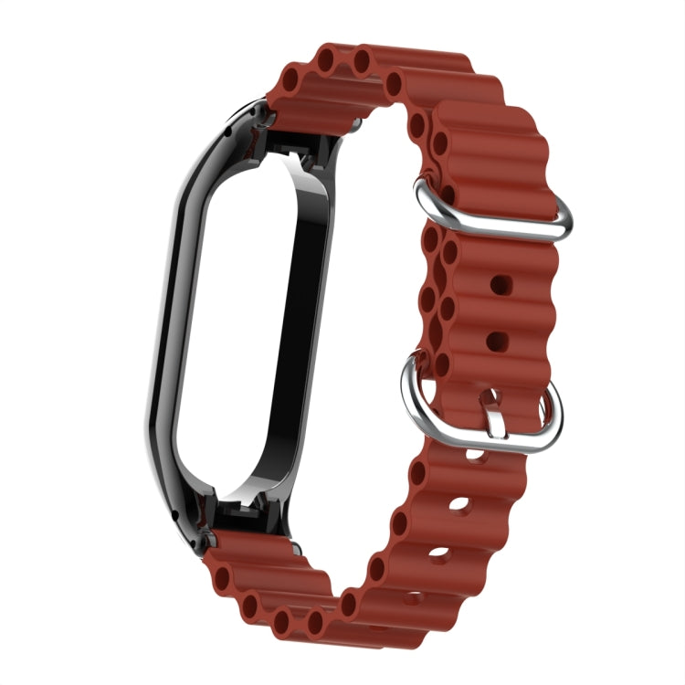 For Xiaomi Mi Band 7 Marine Silicone Breathable Watch Band