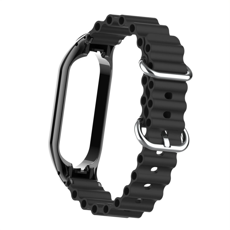 For Xiaomi Mi Band 7 Marine Silicone Breathable Watch Band
