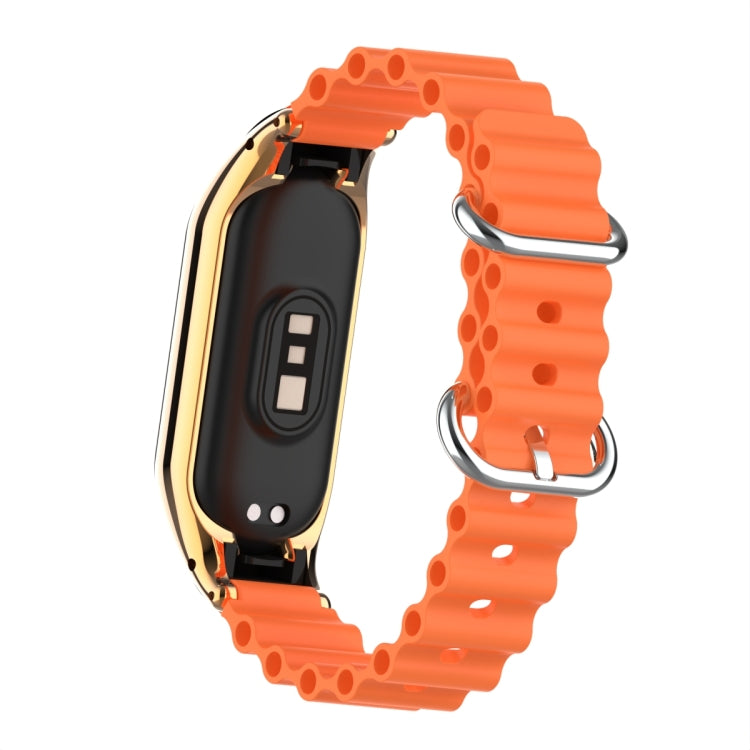 For Xiaomi Mi Band 7 Marine Silicone Breathable Watch Band