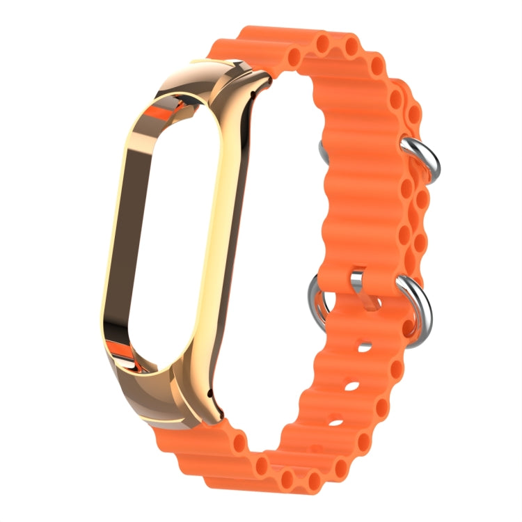 For Xiaomi Mi Band 7 Marine Silicone Breathable Watch Band