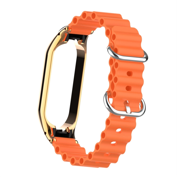 For Xiaomi Mi Band 7 Marine Silicone Breathable Watch Band