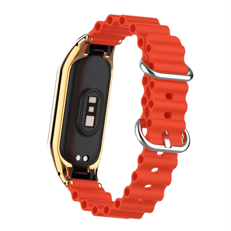For Xiaomi Mi Band 7 Marine Silicone Breathable Watch Band