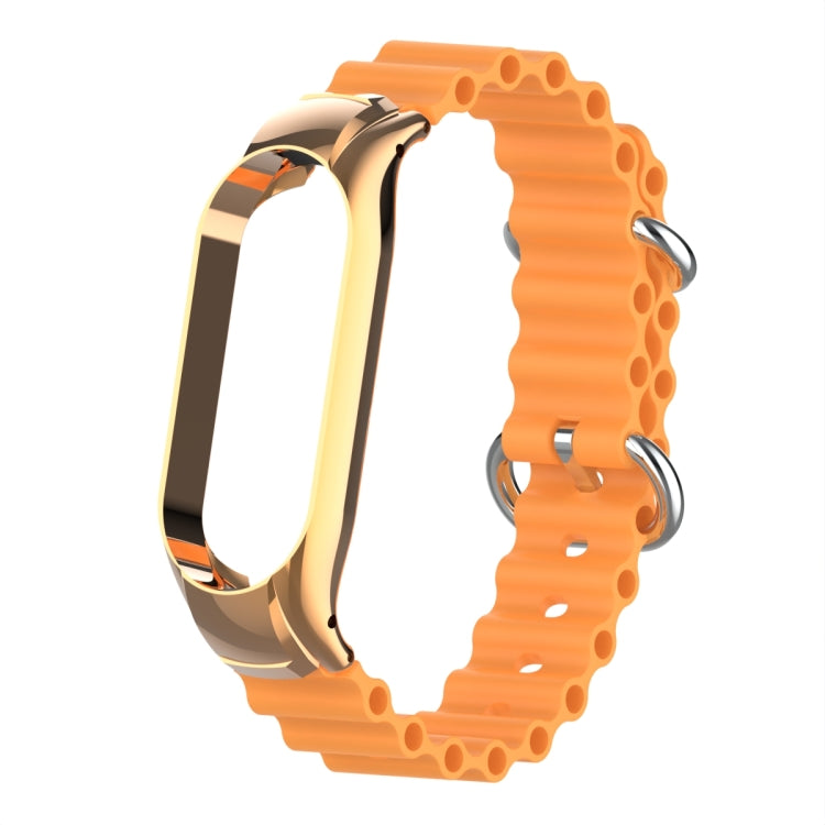 For Xiaomi Mi Band 7 Marine Silicone Breathable Watch Band