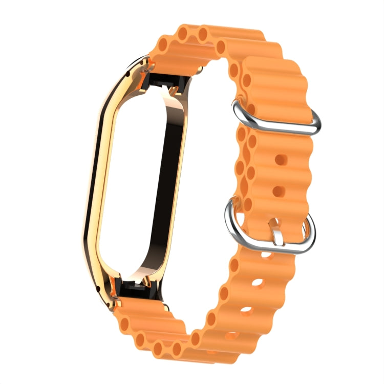 For Xiaomi Mi Band 7 Marine Silicone Breathable Watch Band