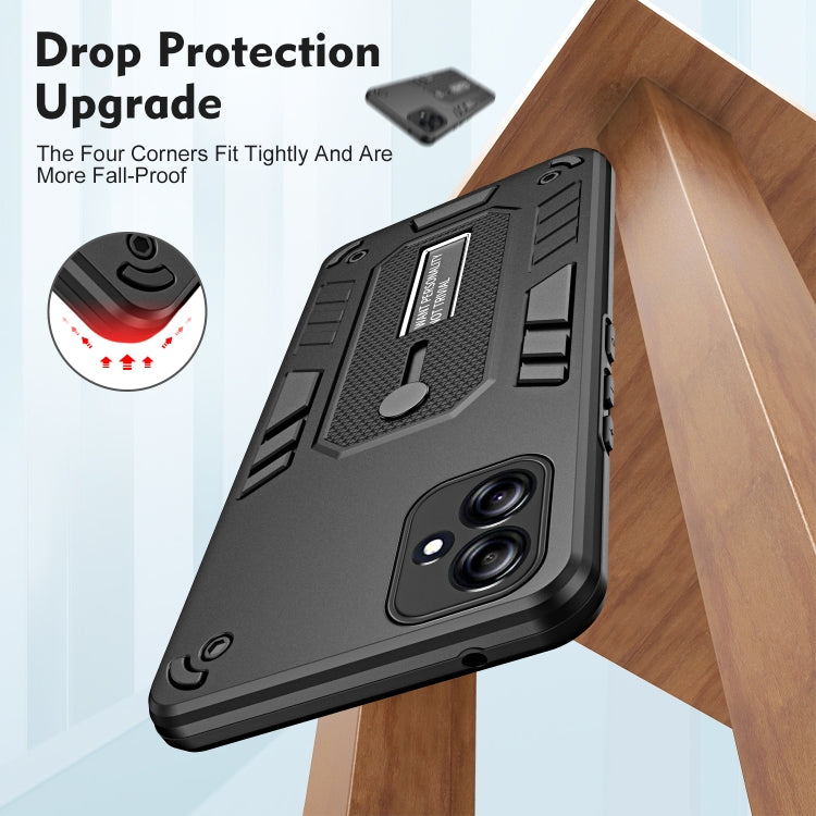 For Samsung Galaxy A04 4G Variety Brave Armor Finger Loop Holder Phone Case