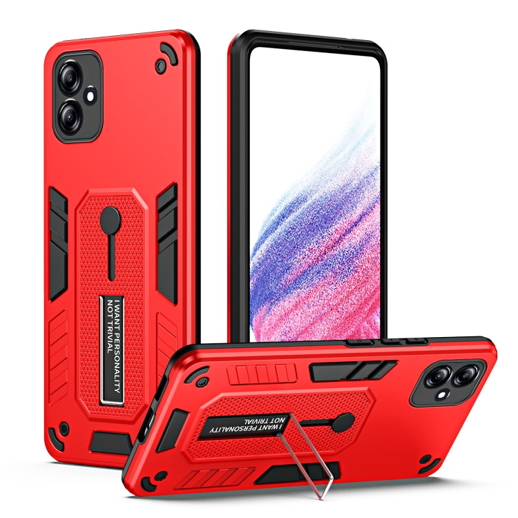 For Samsung Galaxy A04 4G Variety Brave Armor Finger Loop Holder Phone Case