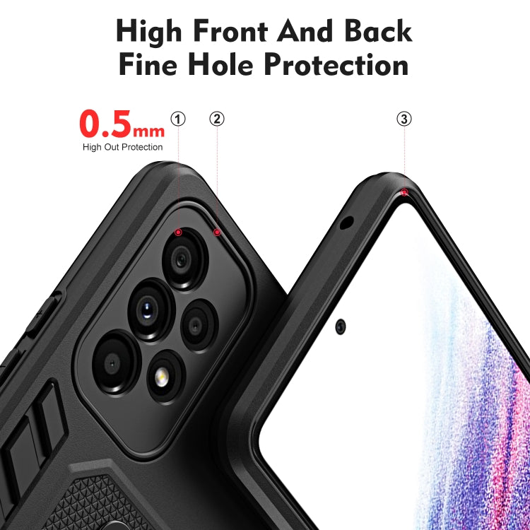For Samsung Galaxy A13 4G Variety Brave Armor Finger Loop Holder Phone Case