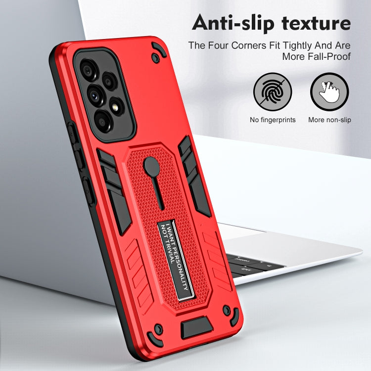 For Samsung Galaxy A13 4G Variety Brave Armor Finger Loop Holder Phone Case