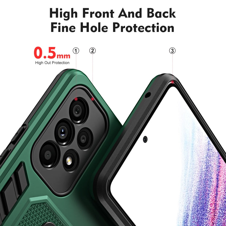 For Samsung Galaxy A13 4G Variety Brave Armor Finger Loop Holder Phone Case