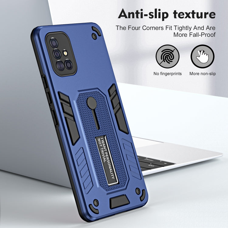 For Samsung Galaxy A51 4G Variety Brave Armor Finger Loop Holder Phone Case