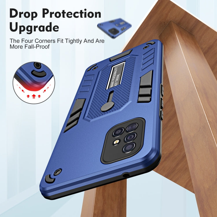 For Samsung Galaxy A51 4G Variety Brave Armor Finger Loop Holder Phone Case