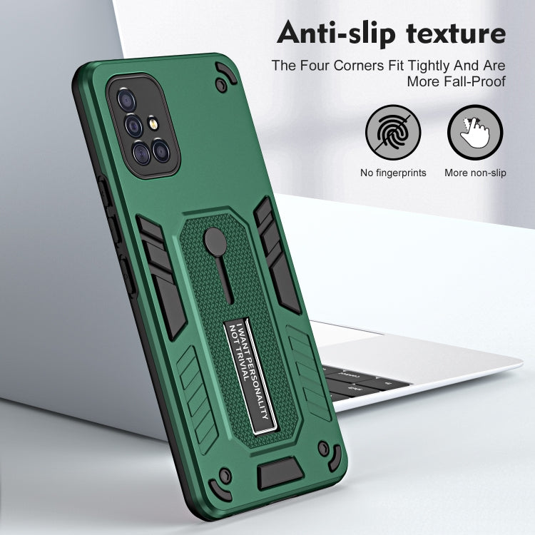 For Samsung Galaxy A51 4G Variety Brave Armor Finger Loop Holder Phone Case