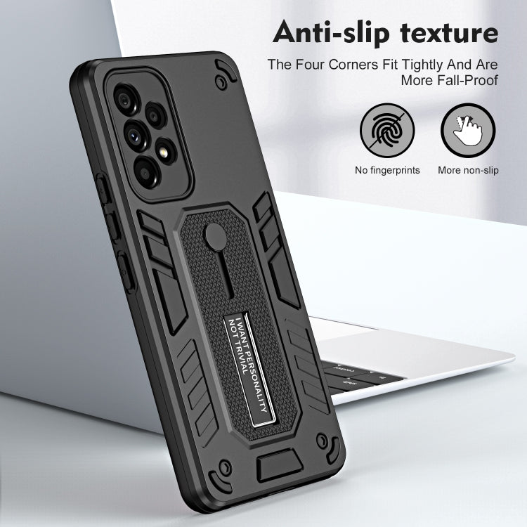 For Samsung Galaxy A53 5G Variety Brave Armor Finger Loop Holder Phone Case