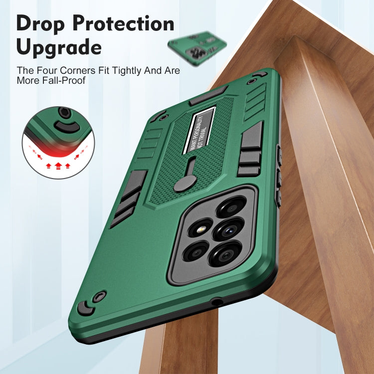 For Samsung Galaxy A53 5G Variety Brave Armor Finger Loop Holder Phone Case
