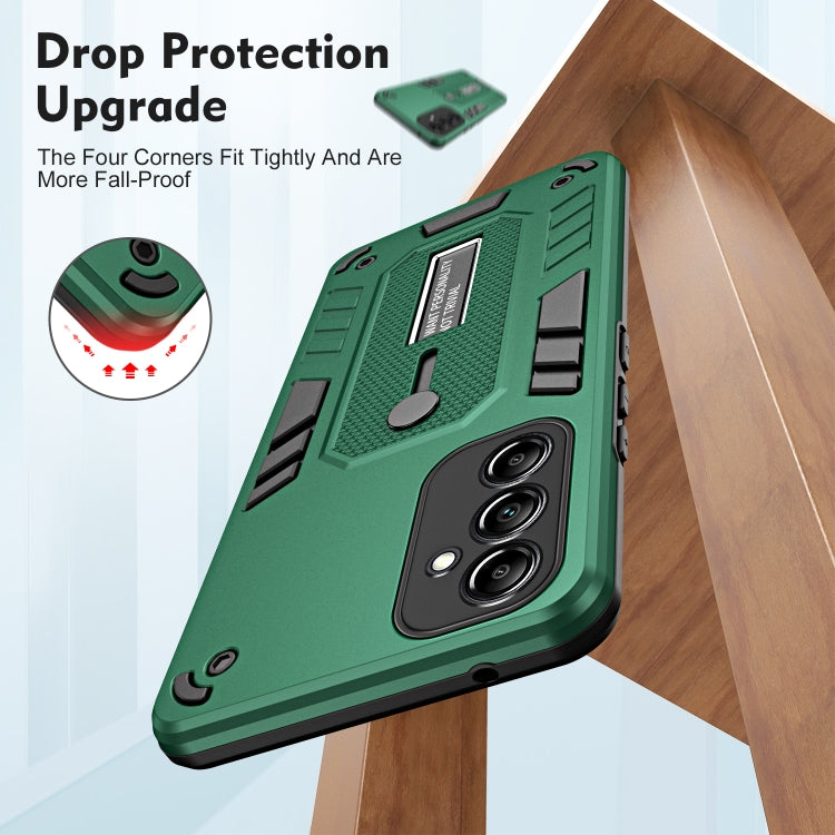 For Samsung Galaxy A54 5G Variety Brave Armor Finger Loop Holder Phone Case