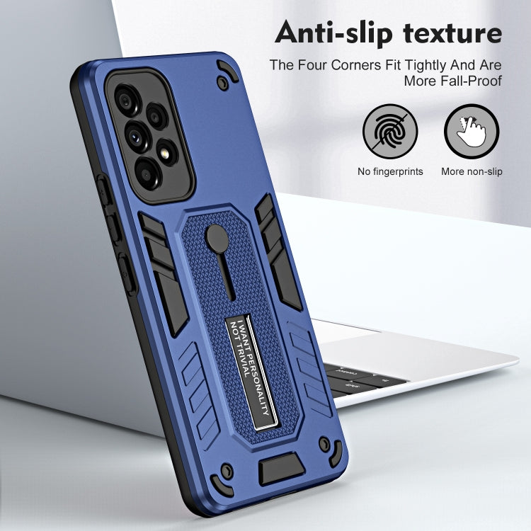 For Samsung Galaxy A73 5G Variety Brave Armor Finger Loop Holder Phone Case