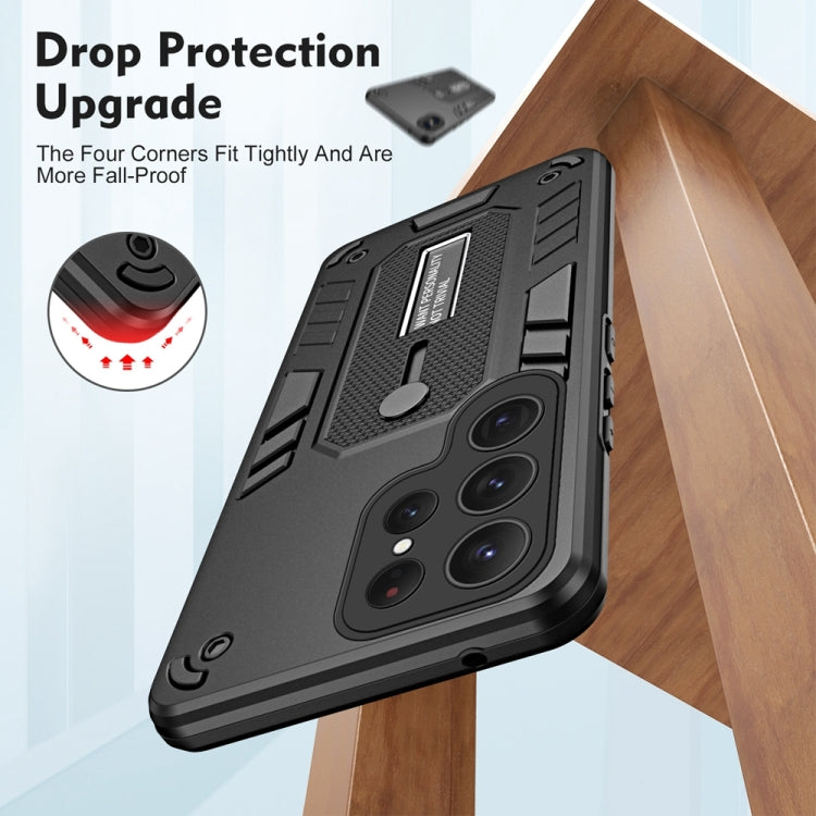 For Samsung Galaxy S23 Ultra 5G Variety Brave Armor Finger Loop Holder Phone Case