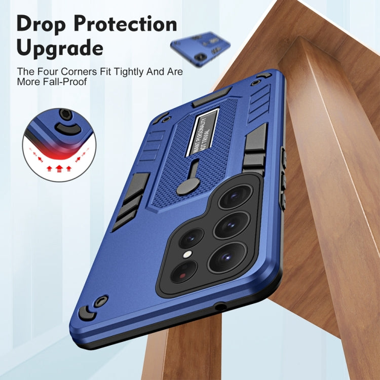 For Samsung Galaxy S23 Ultra 5G Variety Brave Armor Finger Loop Holder Phone Case