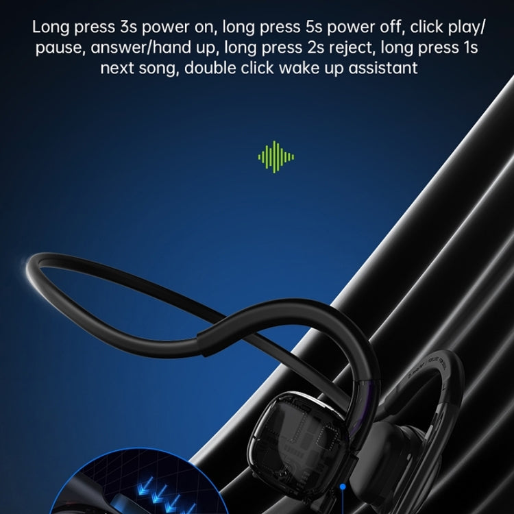 WIWU Abmseblk Marathon Upgraded Bone Conduction Wireless Bluetooth Earphone