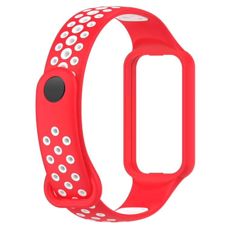 For Redmi Band 2 Loop Two-Color Breathable Silicone Watch Band