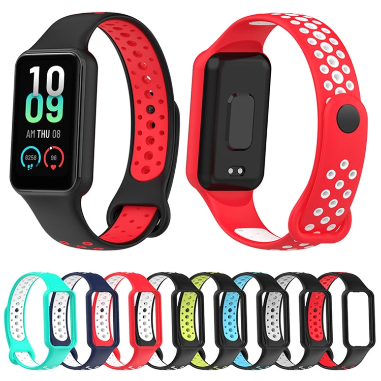 For Redmi Band 2 Loop Two-Color Breathable Silicone Watch Band