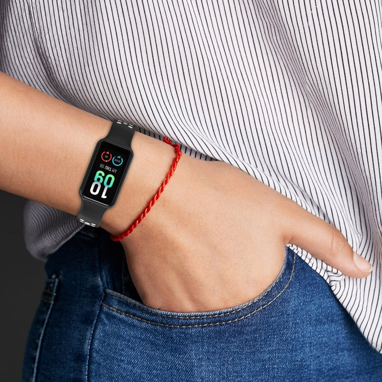 For Redmi Band 2 Loop Two-Color Breathable Silicone Watch Band