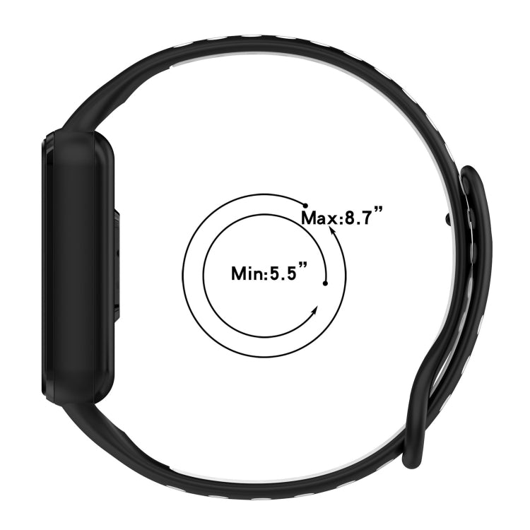 For Redmi Band 2 Loop Two-Color Breathable Silicone Watch Band