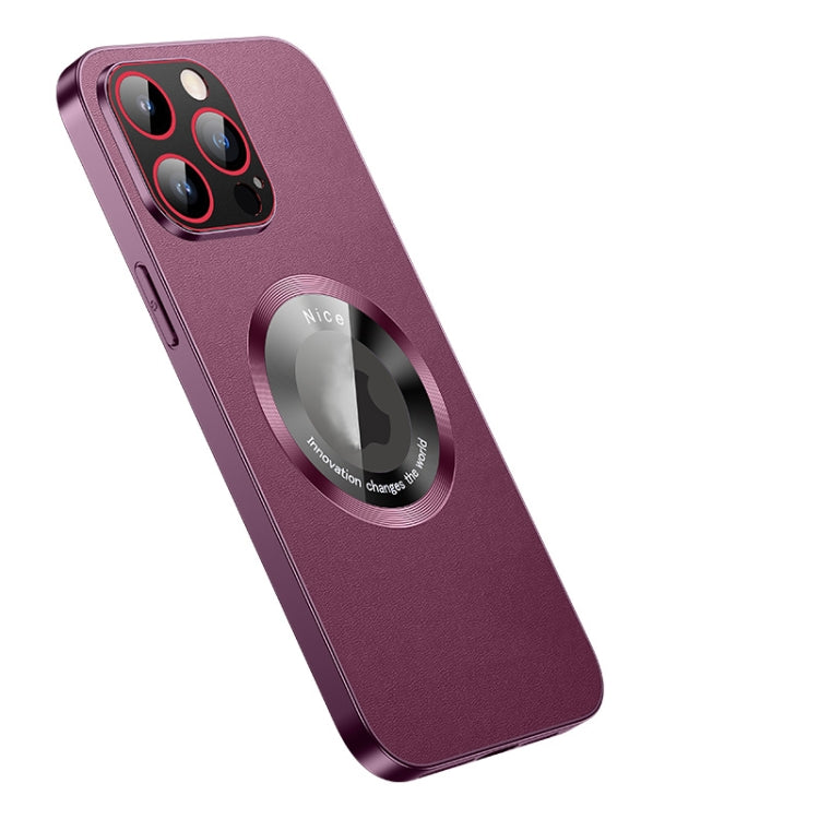 For iPhone 14 Pro R-JUST RH05 Magnetic Leather Metal Phone Case