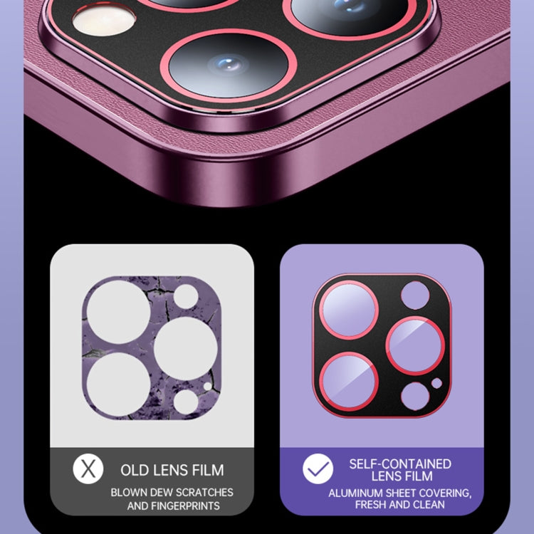 For iPhone 14 Pro Max R-JUST RH05 Magnetic Leather Metal Phone Case