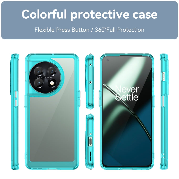For OnePlus 11 5G Colorful Series Acrylic + TPU Phone Case