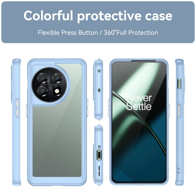 For OnePlus 11 5G Colorful Series Acrylic + TPU Phone Case