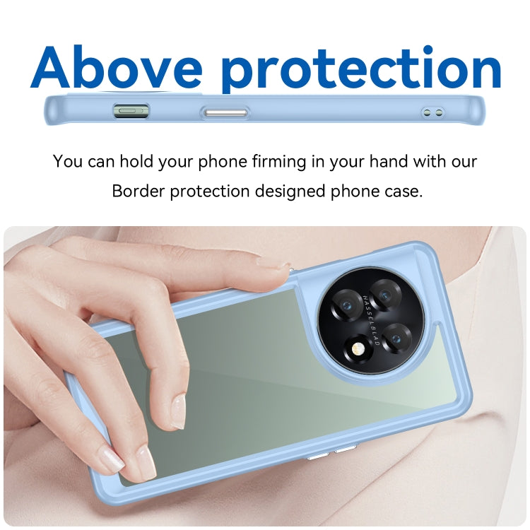 For OnePlus 11 5G Colorful Series Acrylic + TPU Phone Case