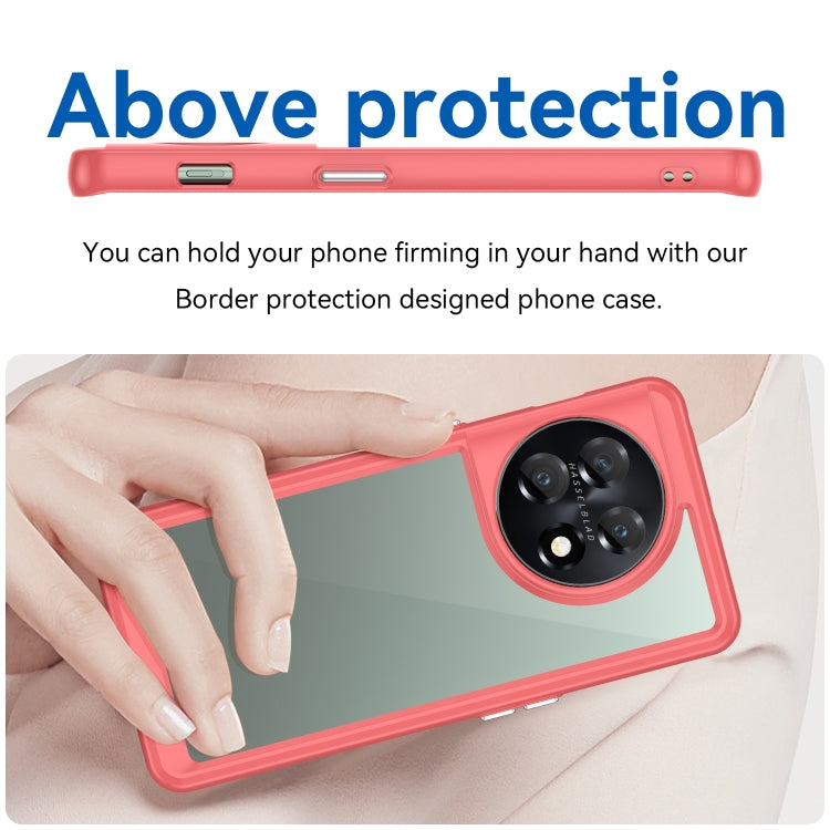 For OnePlus 11 5G Colorful Series Acrylic + TPU Phone Case