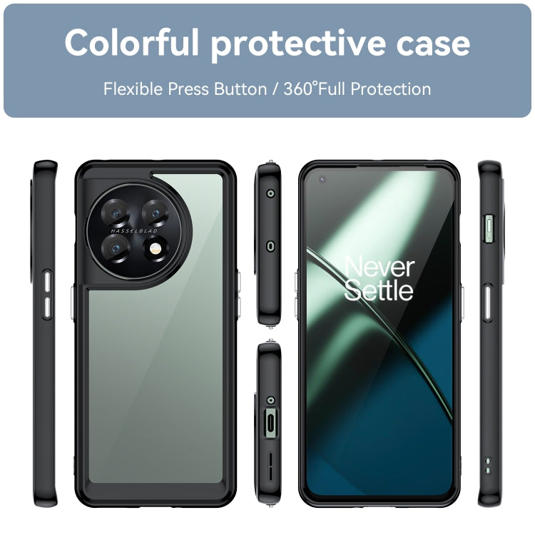 For OnePlus 11 5G Colorful Series Acrylic + TPU Phone Case