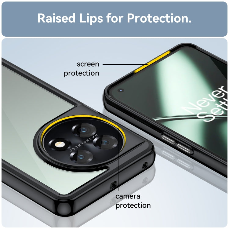 For OnePlus 11 5G Colorful Series Acrylic + TPU Phone Case