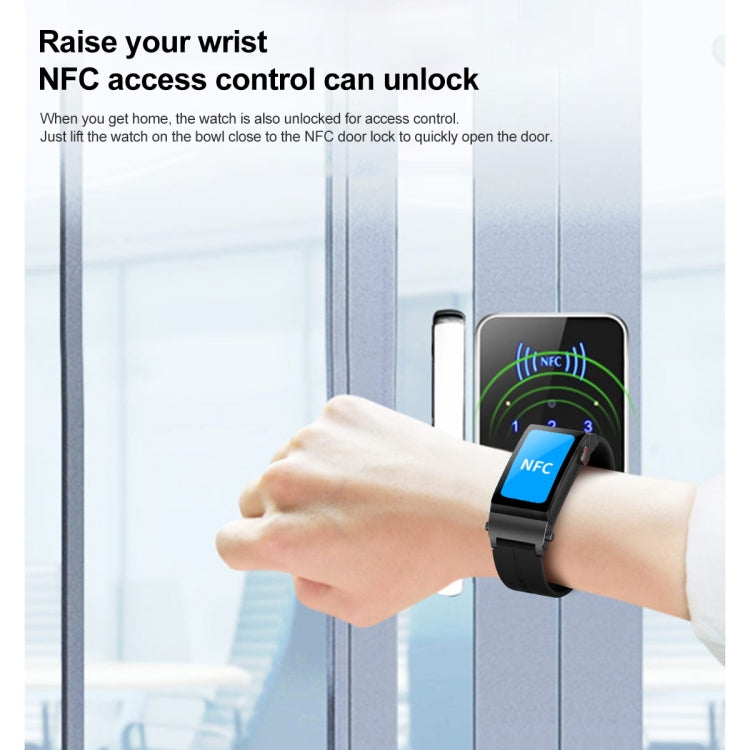 M6 1.5 inch Silicone Band Earphone Detachable IP68 Waterproof Smart Watch Support Bluetooth Call