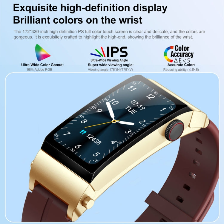 M6 1.5 inch Silicone Band Earphone Detachable IP68 Waterproof Smart Watch Support Bluetooth Call