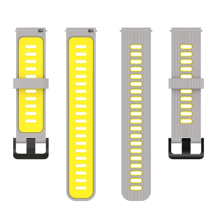For Huawei Watch GT 3 SE 22mm Two-color Stripe Silicone Watch Band