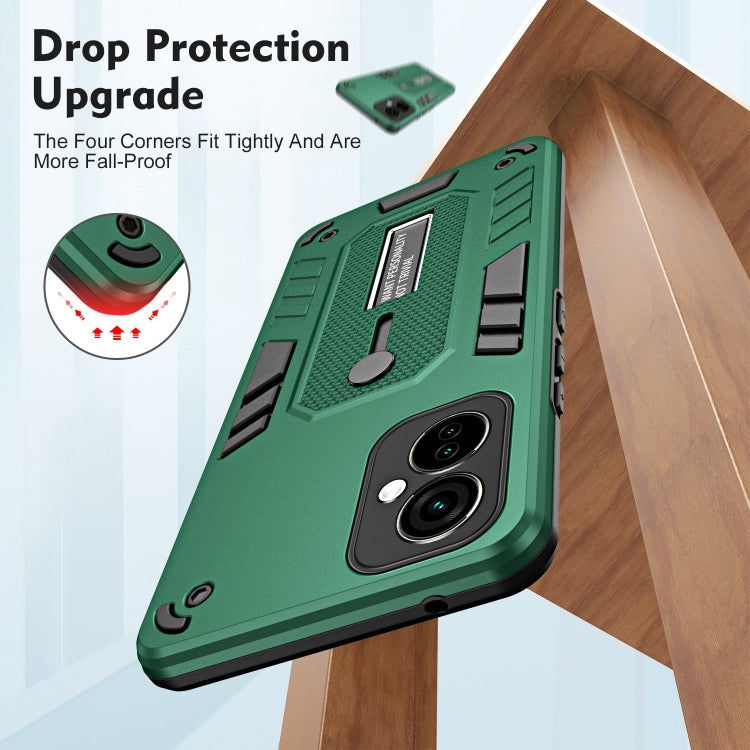 For Tecno Spark 9 Pro Variety Brave Armor Finger Loop Holder Phone Case