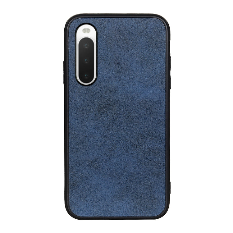 For Sony Xperia 10 V Two-color Calf Texture PU Phone Case