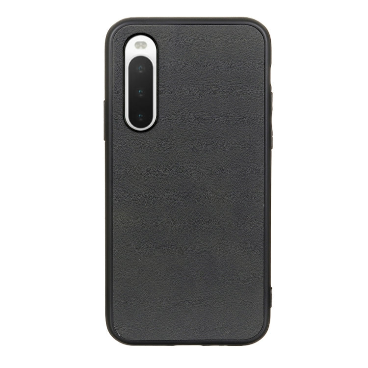 For Sony Xperia 10 V Two-color Calf Texture PU Phone Case