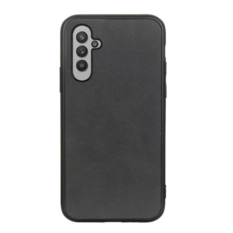 For Samsung Galaxy A24 Accurate Hole Two-color Calf Texture PU Phone Case