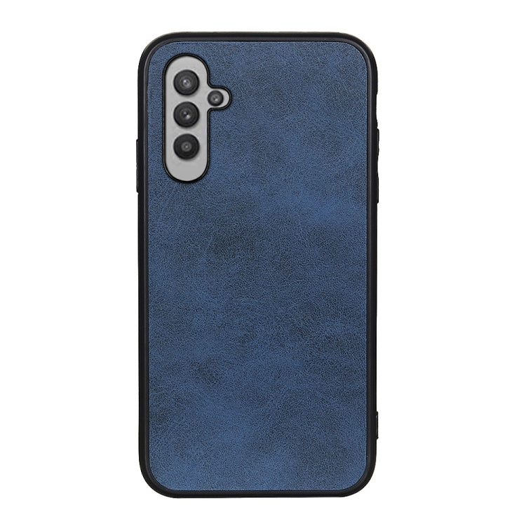 For Samsung Galaxy A24 Accurate Hole Two-color Calf Texture PU Phone Case