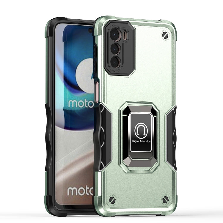 For Motorola Moto G42 Non-slip Shockproof Armor Phone Case with Ring Holder