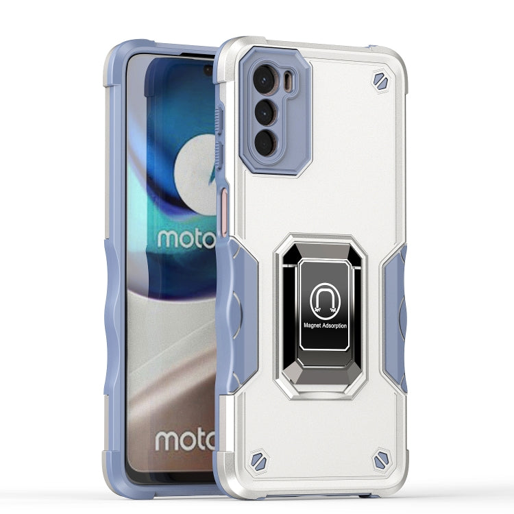 For Motorola Moto G42 Non-slip Shockproof Armor Phone Case with Ring Holder