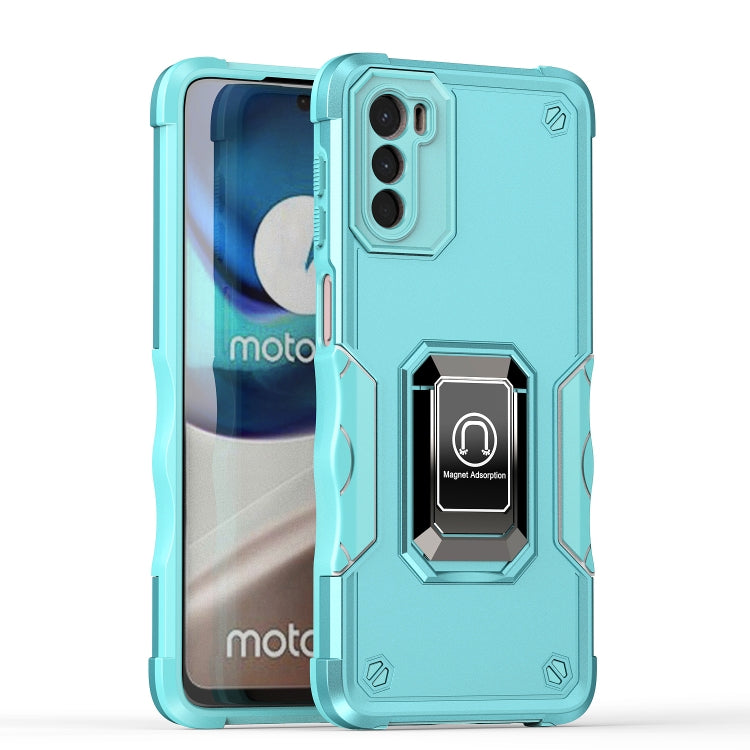For Motorola Moto G42 Non-slip Shockproof Armor Phone Case with Ring Holder